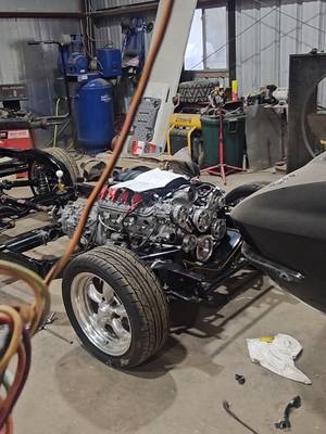 A post by @budrixxx on TikTok caption: #C2Corvette #LS3 #RestoMod #MechanicLife 