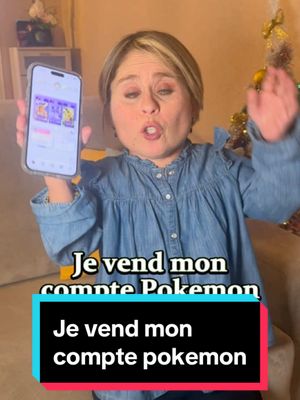 A post by @elodiecostathevoice10 on TikTok caption: Je vend mon compte pokemon !! #pokemon #money 