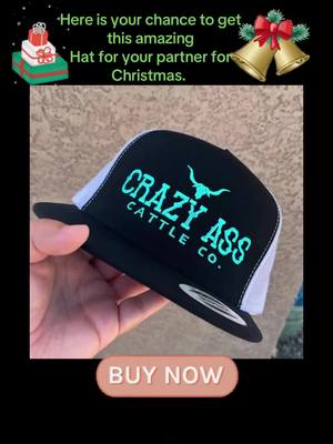 A post by @1texastornado86 on TikTok caption: Oder now before it’s to late #cattle #hatforsale #sales #crazyasscattleco #western #westernfashion #weaternstyle #weaternwear #buynow #gift #greatgift #giftideas #christmas #christmasgiftideas #caps #westernlifestyle 