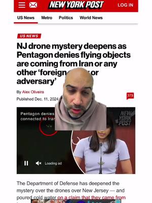 A post by @samir on TikTok caption: Did you all see the news about the iranian drones in New Jersey #foryou 