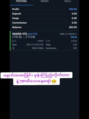 A post by @lsaiaungforexadvisor on TikTok caption: နိုးနိုးခြင်းဖုန်းကြည့်လိုက်တာနဲ့Tpထိ‌နေတော့ နေမကောင်းချင်တာတောင်ပျောက်သွားသလိုပဲ🫢🫢 #mandalay #yangon #myanmar #views #viral #forex #gold 