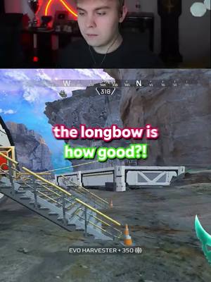 A post by @lgsweetdreams on TikTok caption: Have they secretly buffed the Longbow hipfire?? - #apex #apexlegends #gaming