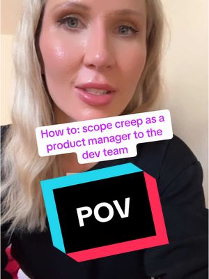 A post by @jaime_zap on TikTok caption: POV: product manager adding scope creep and nothing i mean nothing is getting dropped from the existimg cycle thxxxxx xo  #productmanager #tech #scrum #developer #scopecreep 