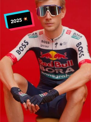 A post by @redbullborahansgrohe on TikTok caption: Bring on 2025! 💥 #cycling #procycling #ciclismo #cyclisme #newkitday 