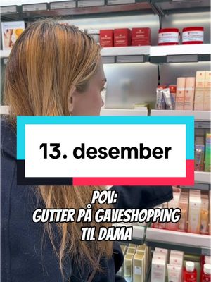 A post by @sofieferrarese on TikTok caption: Er d bare jeg som tror d faktisk er sånn gutter handler gaver? #julekalender #foryou #sofieferrarese #desember #shoppingtime 