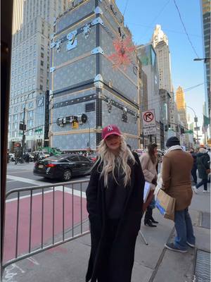 A post by @abigailhaleym on TikTok caption: You have to come see the box #nyc #louisvuitton 