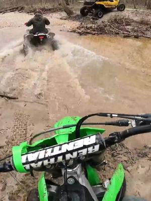 A post by @smdirtbikebrian on TikTok caption: Face full of mud🤣