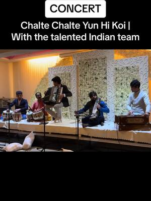 A post by @sagharsiar on TikTok caption: Follow for more Upload‘s from the Concert! 🤍  #concerts #sagharsiar #india #latamangeshkar #ahmadzahir #fyp #foryoupage❤️❤️ #sarangi #tabla #accordion 