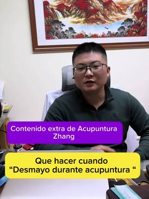 A post by @zhangxi_acupuntura on TikTok caption: Que hacemos en cuando “desmayo durante acupuntura “#salud #terapias #curso 