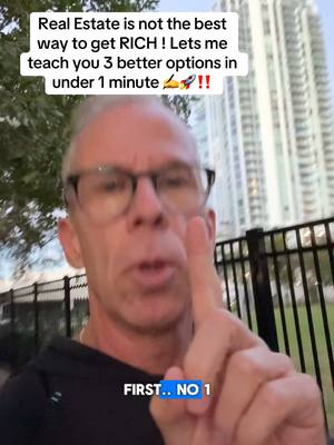 A post by @robertcroakofficial on TikTok caption: #CapCut Real Estate is no longer the best way to get rich! Follow along and learn 3 better ways to build wealth faster ✍️🚀‼️#finance #wealth #rich #educator #entrepreneur #investor #realestate #crypto #