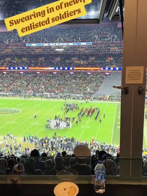 A post by @armymom28 on TikTok caption: #swearinginceremony #armynavygame #army #navy #marines #dc 