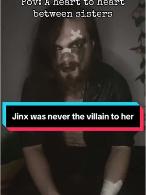 A post by @flamecerberus on TikTok caption: My personal view is that Vi saw Jinx as twisted, corrupted, and chaotic. But never as the villain #arcane #arcanecosplay #vi #arcanevi #pitfightervi #arcanenetflix #arcaneseason2 