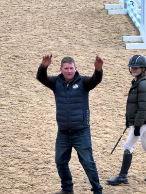 A post by @returnofthedave on TikTok caption: The two different side of #showjumping #parents. #