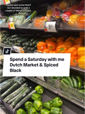 A post by @blackgirlsexploredc on TikTok caption: My friend ditched me on Saturday so I knocked a few things off my to do list. I finally visited the Dutch Market in Upper Marlboro and I also finally tried Spiced Black. #dmvfoodie #pgcounty #pgcountytiktok #dutchmarket 