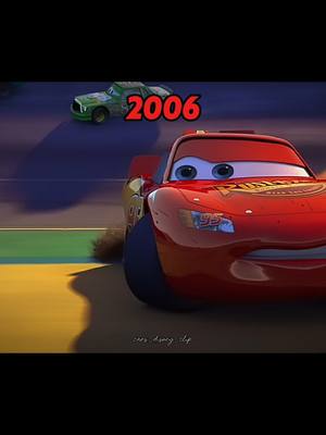 A post by @cars_disney_clip on TikTok caption: ~Forever young~ 🎶2017 vs 2006 ❤️    -                                                                  - #2000s #nascar #pixar #disney #carsoftiktok #cars1 #cars3 #mcqueen #lightning #capcut_edit #tik_tok 