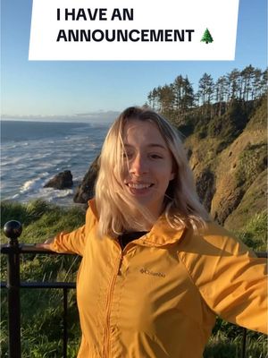 A post by @sightsofsara on TikTok caption: I have an announcement..  . . #solofemaletraveler #vanlife #nationalparks #Outdoors #outdooradventures #hikingadventures #Hiking 