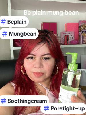 A post by @beautyenproceso on TikTok caption: @beplain mung bean #mungbean#poretghtup#soothingcream#cleansingoil