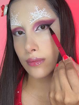 A post by @dj.angelx on TikTok caption: Part1☃️ #foryou #fyp #djangelx #makeup 