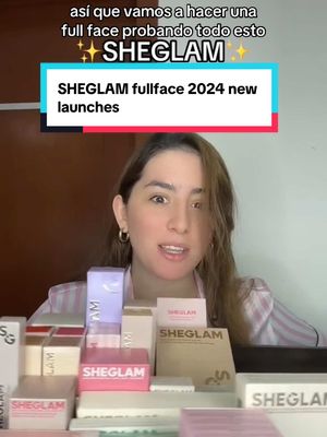 A post by @leidys_sotolongo on TikTok caption: ✨HODAAA✨Que producto fue tu favorito?🥰 Busca SHEGLAMsale para obtener los productos utilizados en el video mientras estén en oferta❤LOS AMOOO❤@SHEGLAM #SHEGLAM #SHEGLAMHAUL #FULLFACEOFSHEGLAM #SHEGLAMHonestReviews#Adoteumhabitinho 