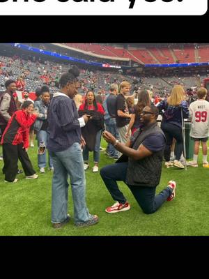 A post by @veteranswin100 on TikTok caption: She said yes! #yes #fiance #nfl #fyp 