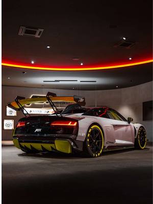 A post by @abt.sportsline on TikTok caption: An engineering masterpiece. The ABT XGT* #10 - a race car turned street legal in cooperation with our partner Scherer Sport - is ready to thrill its new owner. #ABT #ABTsportsline #SchererSport #ABTXGT #XGT #FromTheRacetrackToTheRoad #streetlegal _____ *5,2l V10 FSI (gasoline) 470 kW/640 HP; Fuel consumption combined in l/100 km: 17,5; CO2-emissions combined in g/km: 394 (WLTP Valiues); CO2 class: G. The figures partly represent prototype vehicles and may differ from the actual specifications of the ABT XGT. 