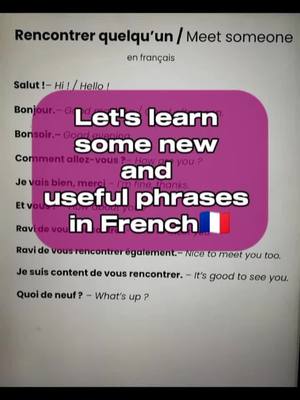 A post by @ouiteach on TikTok caption: Let's learn some new and useful phrases in French🇨🇵|Learn and speak french with Alain and Moh 😀 #frenchonline #frenchlesson #frenchbegginer #frenchsentences #frenchgrammar 