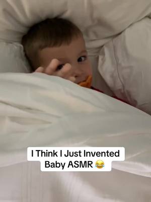 A post by @meetmattfraser on TikTok caption: @Gigi22asmr I’m sure if baby ASMR is real, but if it is, I learned from you lol 