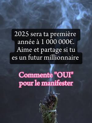 A post by @penseurcreateur on TikTok caption: 2025 annonce le million pour toi  Le million pour toi en 2025 #loidelattraction #richesse #abondancefinancière #signedelunivers #manifestation 