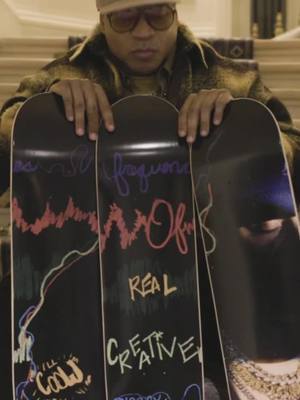 A post by @llcoolj on TikTok caption: Skate culture meets hip-hop. Limited-Edition FORCE decks with @theskateroom, signed by me. This is more than a deck—it’s a symbol of what happens when the culture leads. Own a piece of the FORCE. Link in bio. 🛹🔥 #TheForce #HipHop #Skateboarding #LLCoolJ #TheSkateroom #fortheculture 