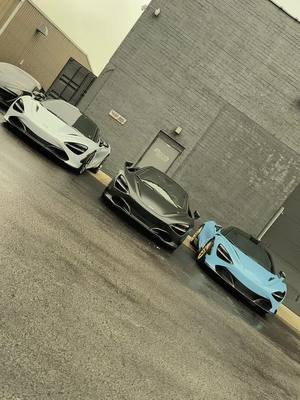 A post by @il.cars on TikTok caption: Life goes on. #mclaren #720s #supercar #trio #cannonballgarage #carsoftiktok #foryou 