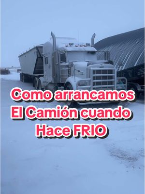 A post by @freddy_wiebe on TikTok caption: Como arrancamos el Camión cuando hace frío en Canada  #freddywiebe#agriculturaencanada#lentejas#camion#arrancando#frio#paterbilt#precalentador#precalentamiento#precalentadordemotor  