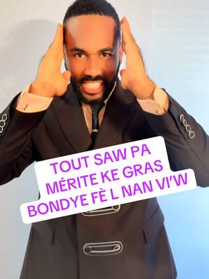 A post by @plmamen3fois on TikTok caption: TOUT SAW PA MERITE KE GRAS BONDYE FÈL NAN LAVIW…#plmamen3fois 