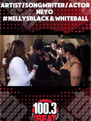 A post by @kimmykakes314_ on TikTok caption: Interview with the goat @NE-YO  at Nelly Black & White Ball 2024 it was such a honor for this opportunity forever grateful 🖤🤍