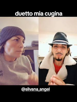 A post by @pattycrazy70 on TikTok caption: #duetto con @silvana_angel #videodivertenti #virale #seguimi #ridiamoinsieme #pattycrazy70 #foryoupage❤️❤️ #viralvideotiktok #portamineiperte❤ #duettime @silvana_angel #family