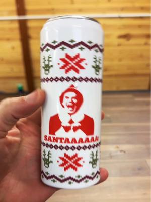 A post by @beersycancover on TikTok caption: SANTAAAAAAAA! We have both slim can and regular can sizes! #beersy 