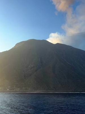 A post by @ernestdekat on TikTok caption: 7:29pm. Stromboli Volcano, Italy.