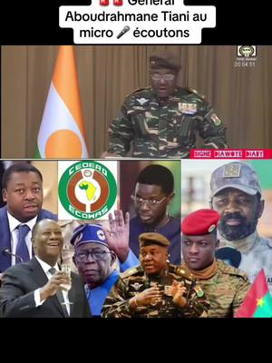 A post by @atandia_ on TikTok caption: #Niger #Aes #cedeao 