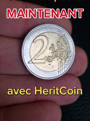 A post by @pieces_2_euros_rares on TikTok caption: HeritCoin : L'application pour reconnaître les pièces et les billets. Je te montre un outil qui te donne toutes les infos sur les pièces de monnaie et tes anciens billets ! Si tu pense que tes pièces ont de la valeur tu peux même les faire expertiser. #heritcoin #piecedemonnaie #collectionpieces #piecerare #2euro #eurocoins #monnaie #billet #rarecoins  #coincollection #monedas  #numismatics #numismatica 