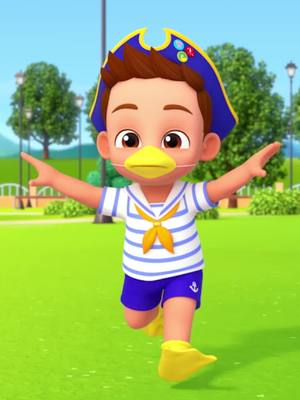 A post by @bebefinn_brody on TikTok caption: #quack Let's pretend to be a duck!🦆 #Brody #Bebefinn #kidsoftiktok #nurseryrhyme #kidssongs #toddleractivities #niños #animation #pewpewpewbaby