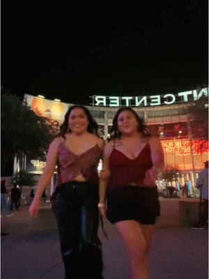 A post by @.arlxgas on TikTok caption: Because I’m missing @Chels🌺 rn! Plus, who let us dance in front of the #footprintcenter before Usher 😂❤️ #native #nativetiktok #navajo #arizona #azconcert #footprintcenter 