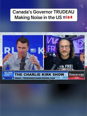 A post by @buzz.shock on TikTok caption: Canada’s Governor Trudeau Making Noise in the US #justintrudeau #pierrepoilievre #canada 