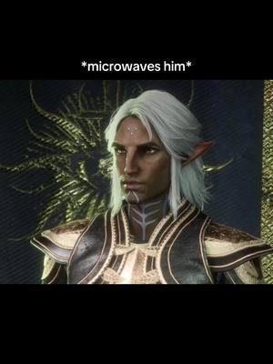 A post by @arcanegold on TikTok caption: since fenris wasnt in veilguard i took matters into my own hands #datv #veilguard #dragonage #fenris #da2 #rookreveal 