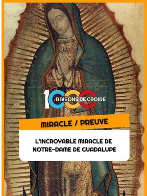 A post by @1000raisonsdecroire on TikTok caption: Connaissez-vous l'incroyable miracle de Notre-Dame de Guadalupe ? Découvrez le dans cette vidéo ! Pour découvrir plus de raisons de croire, rendez-vous sur le site 1000raisonsdecroire.com  #Dieu #Christianisme #Chretien #tiktokchretien #1000RaisonsdeCroire #notredame #miracle 