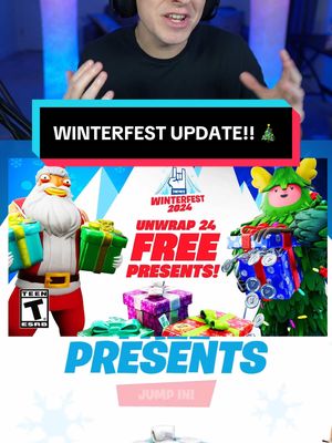 A post by @packapuncheryt on TikTok caption: NEW FORTNITE WINTERFEST UPDATE! 😍🎄 #fortnite #Gaming #fortniteclips #GamingonTikTok 