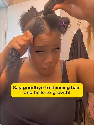 A post by @mykerryberrys on TikTok caption: Ready! Set! Grow! 💨  #growthoil #hairgrowthoil #growhair #hairtok #naturalhairgrowth #longhairdontcare 