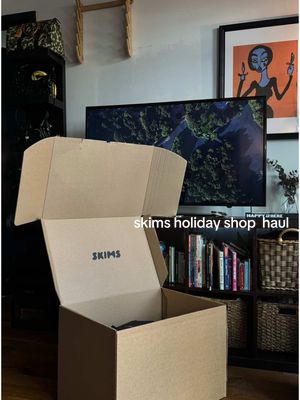 A post by @bidismalls on TikTok caption: @SKIMS holiday shop haul