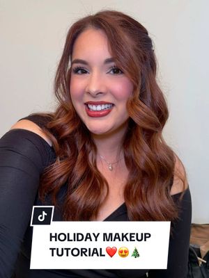 A post by @beautywithflavia on TikTok caption: Go - to makeup for all the holiday festivities!! 😍❤️💋 Products are all links din my LTK!✨ - @Diorbeauty foundation 2N - @Too Faced concealer snow - @milkmakeup bronzer stick - @e.l.f. Cosmetics liquid blush soft mauve - @Charlotte Tilbury setting spray - @Huda Beauty pink powder  - @urban decay quickie blush - @ColourPop Cosmetics bare necessities palette  - elf: eyeshadow champagne showers - @loréal paris usa telescopic lift  - colourpop: bff 3 & @essence cosmetics red up liner & elf jam session lip oil #holidaymakeup #christmasmakeup #holidaymakeup2024 #holidaylook #ChristmasLook #weddingguest #holidaywedding 