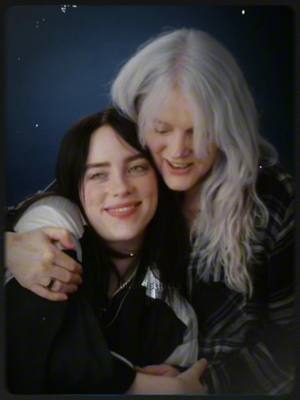 A post by @bilslostgirls on TikTok caption: ‼️FW‼️ the cutest part of the interview every year - it's so lovely to see their bond and how much they adore each other <3 #billieeilish #billieeilishedits #billiestan #fyp #viral #vanityfair #maggiebaird #billie #vanityfairbillieeilish 