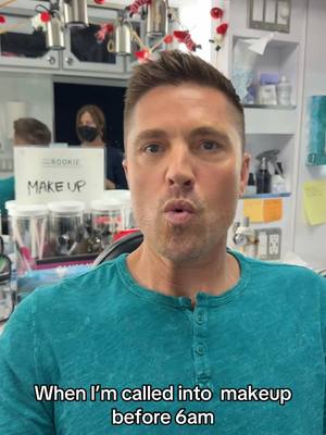 A post by @ericwinter76 on TikTok caption: No thank you … lemme sleep! #timtok #therookie #bradford #makeup #fyp 