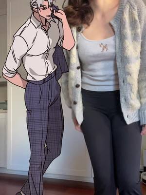 A post by @webtoonofficial on TikTok caption: Gabriel Angelini, come collect your biggest fan (me) 🤲 #TheMafiaNanny #WEBTOON